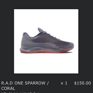 R.A.D global shoes - one sparrow/coral